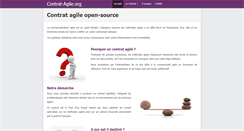 Desktop Screenshot of contrat-agile.org