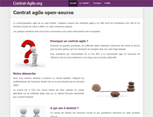 Tablet Screenshot of contrat-agile.org